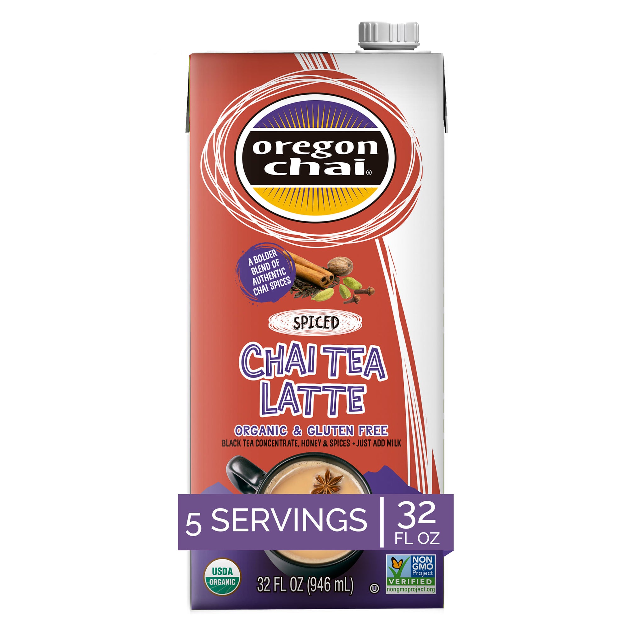 Organic Spiced Chai Tea Latte Concentrate